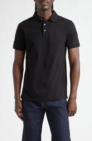 Ralph Lauren Purple Label Embroidered Logo Cotton Piqué Polo