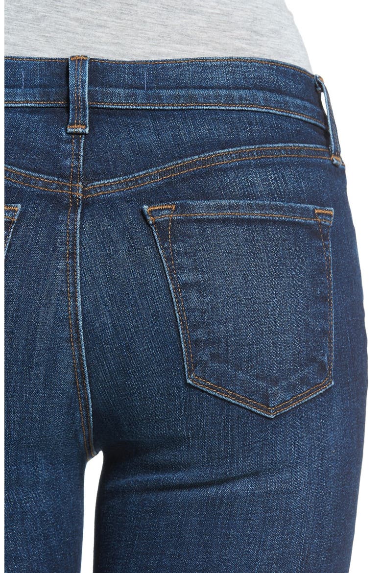 '811' Cutoff Step Hem Skinny Jeans, Alternate, color, MESMERIC