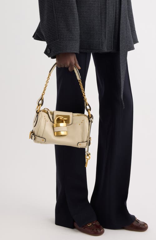 Chloé Small Paddington Leather Shoulder Bag In Gray