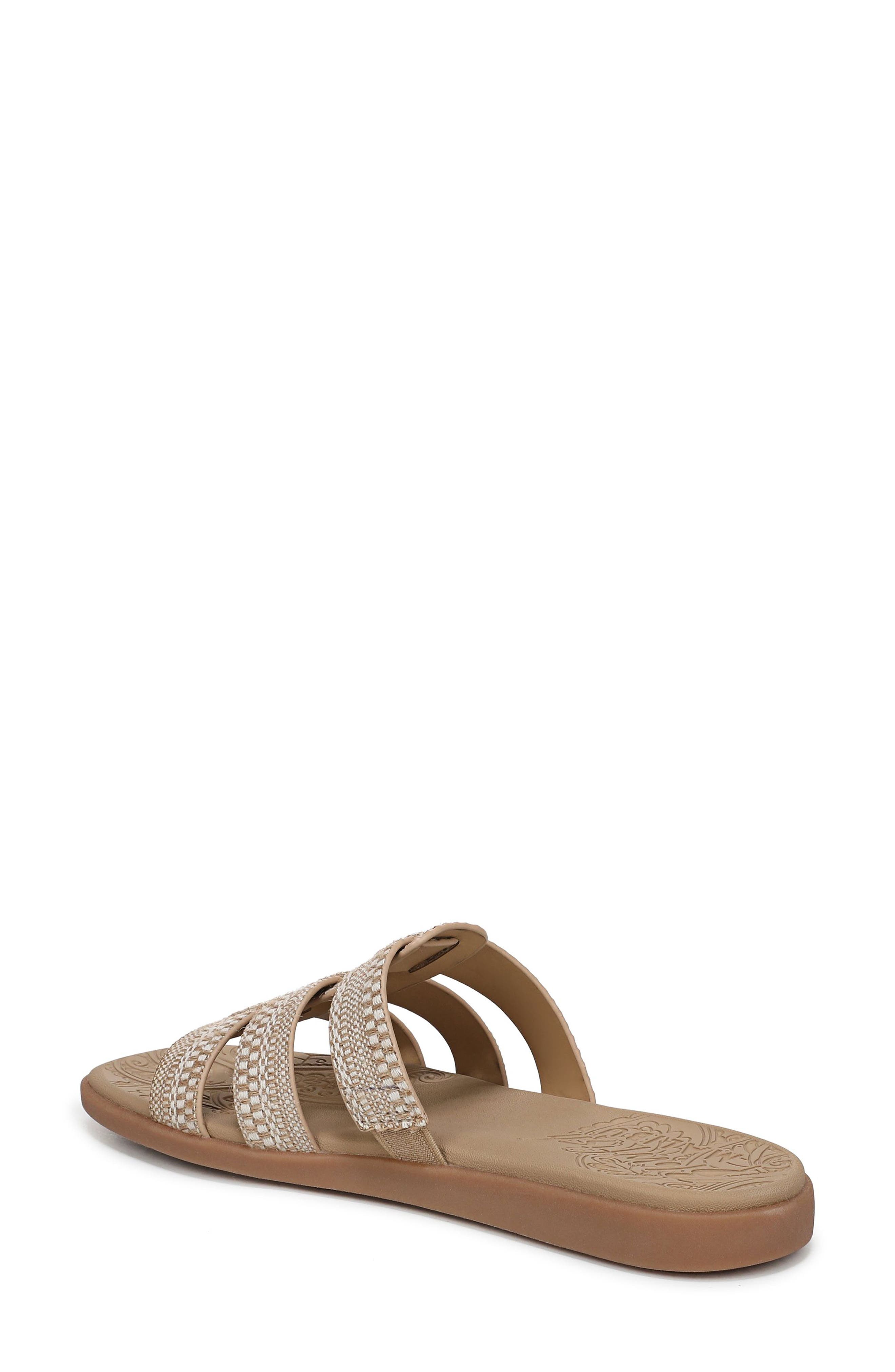 Jellyfish Slide Sandal, Alternate, color, NATURAL RAFFIA