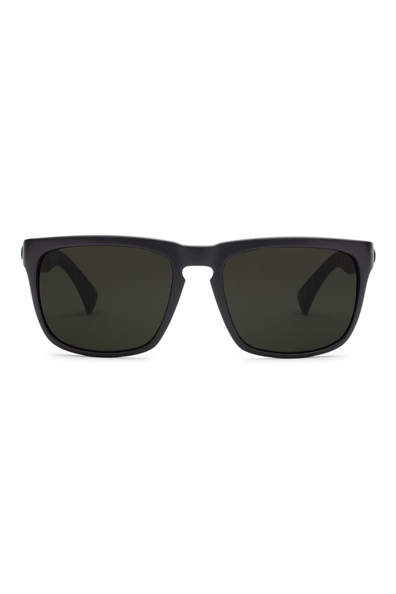 x Jason Momoa Knoxville XL Polarized Keyhole Sunglasses, Main, color, MATTE BLACK/ GREY POLAR