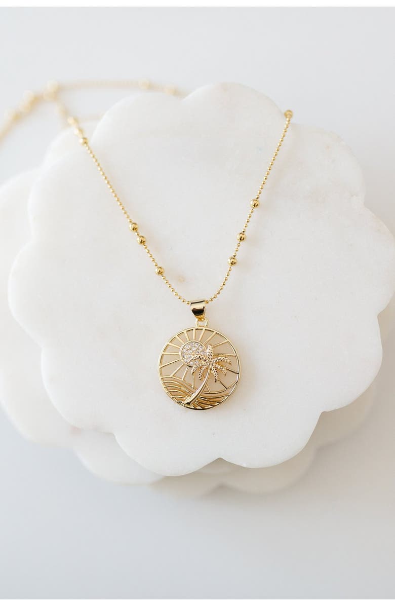 Ivy & Pearl Co. Golden Palm Dreams, Main, color, Gold