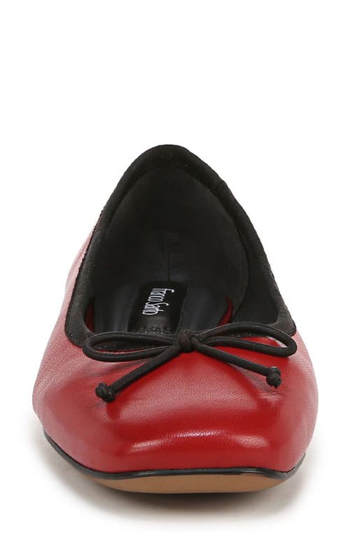 Franco Sarto Women's Abigail Square Toe Ballet Flats In Red