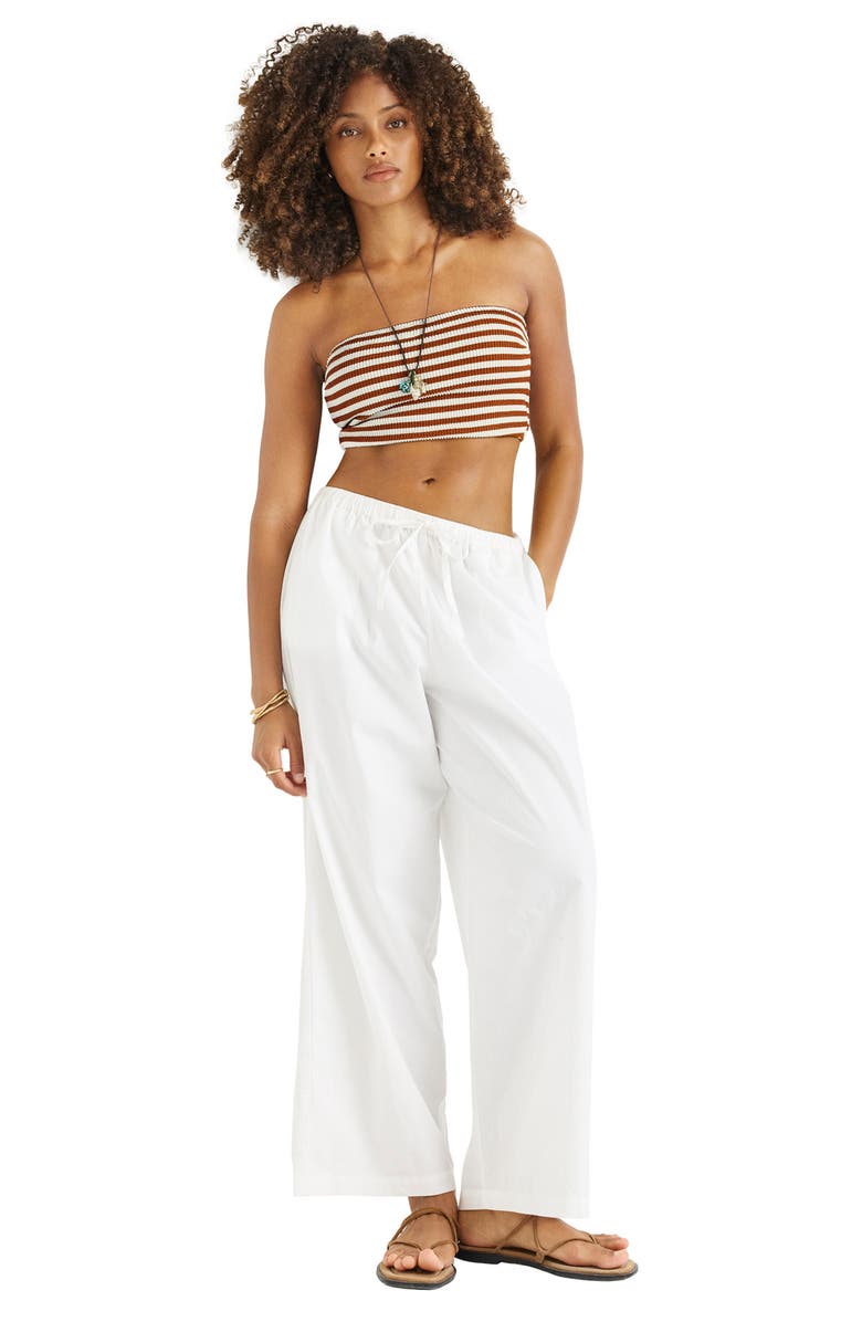 Vitamin A<sup>®</sup> Nala Bandeau Bikini Top, Alternate, color, Red Ochre Stripe