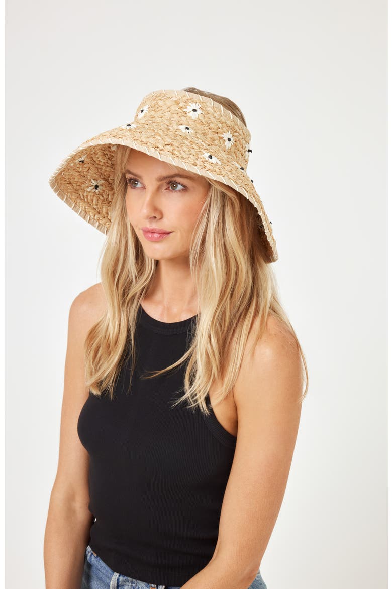 Abbey Packable Sun Visor, Alternate, color, NATURAL