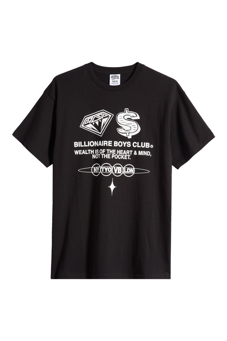Wealth Cotton Graphic T-Shirt, Alternate, color, BLACK