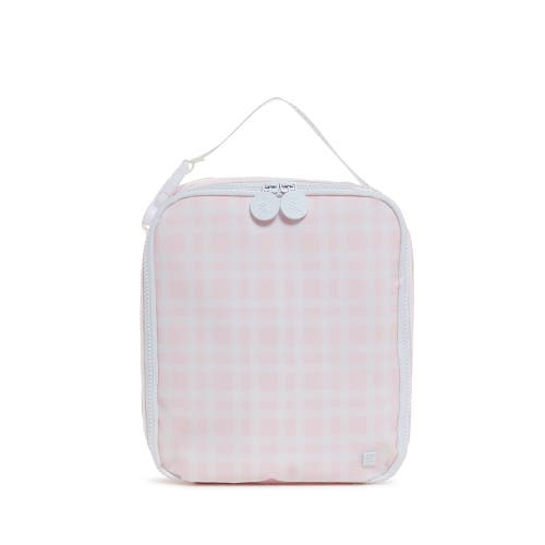 Trvl Design Pimlico Plaid Lunch Bag In Pink