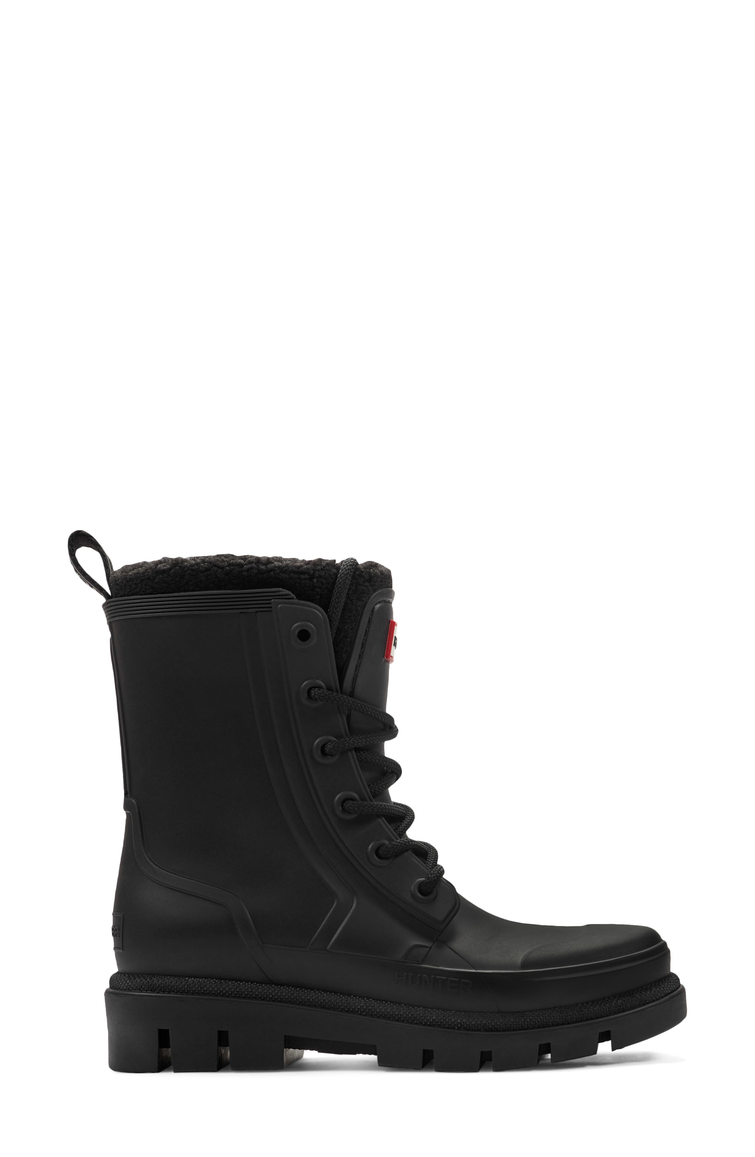 Hunter Diana Waterproof Rainboot, Alternate, color, Black/ Black