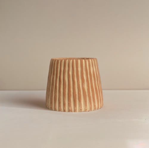 Meso Goods Elvira Terracotta Planter By Diego Olivero Studio In Brown