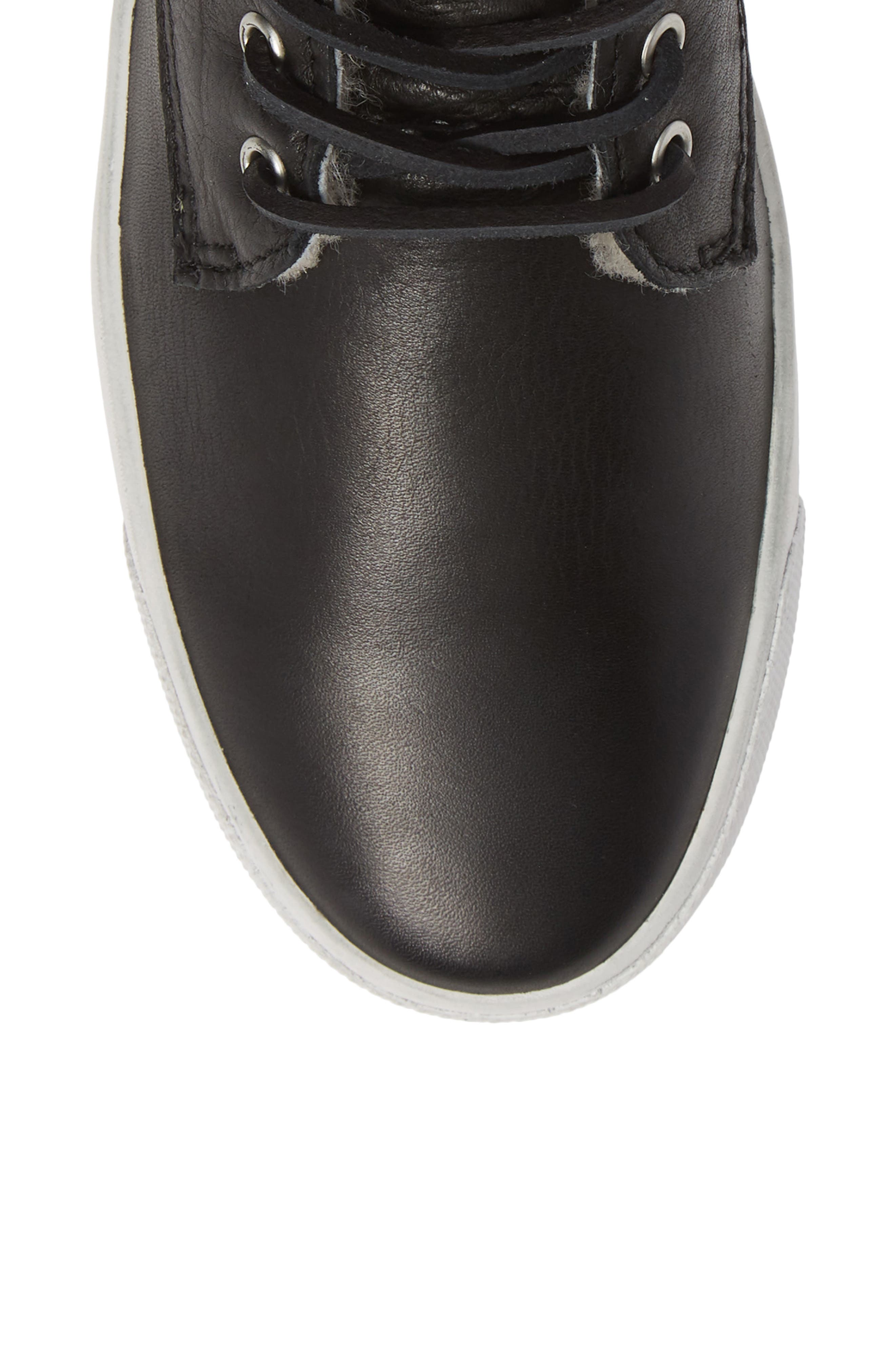 Blackstone QL41 High Top Sneaker with Genuine Shearling Lining, Alternate, color, 