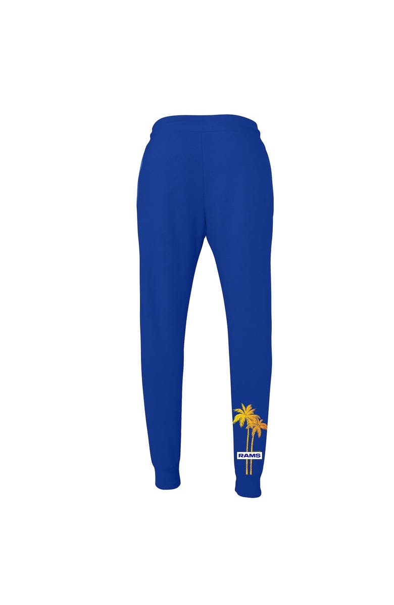 WEAR by Erin Andrews Women's WEAR by Erin Andrews Royal Los Angeles Rams Palm Tree Jogger Sweatpants, Alternate, color,