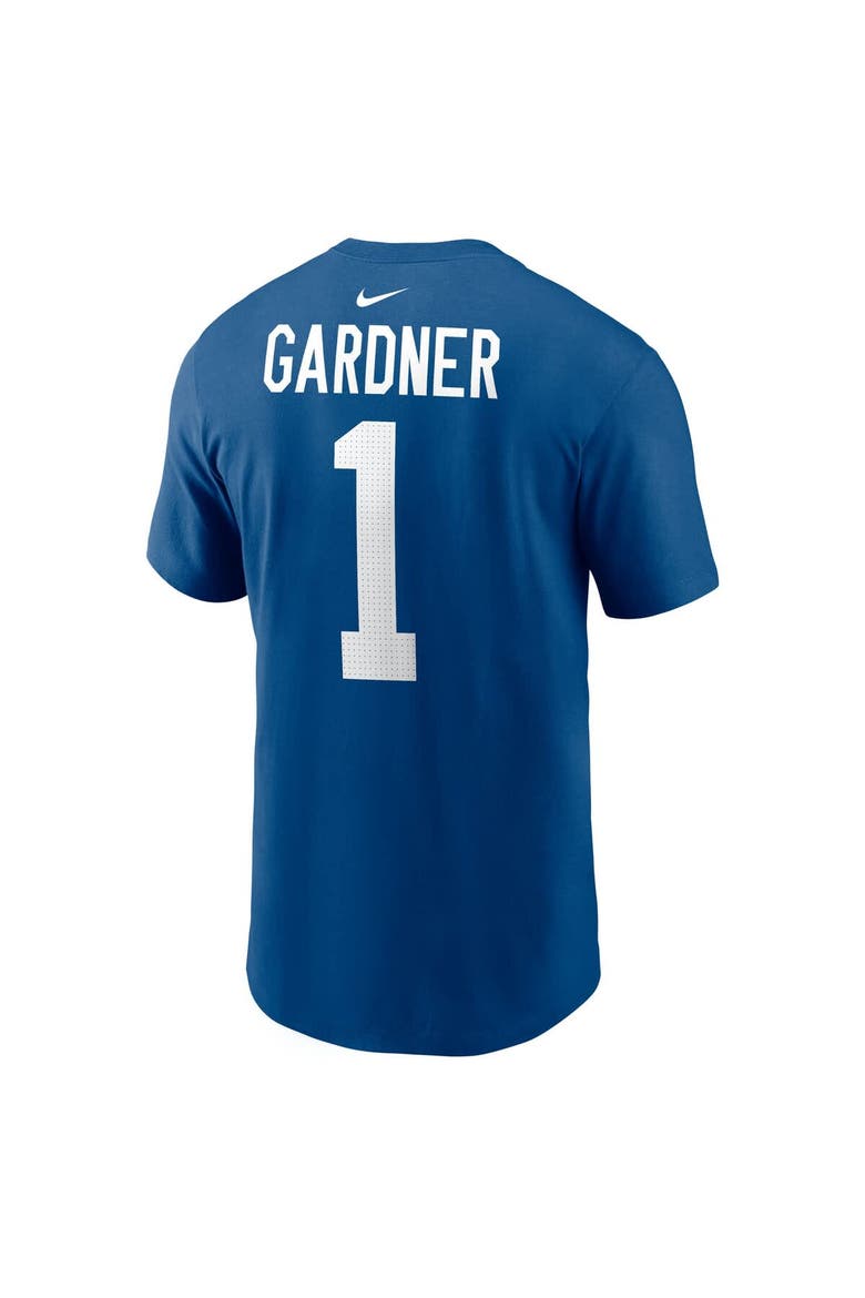 Men's Nike Ahmad Sauce Gardner Royal Indianapolis Colts Player Name & Number T-Shirt, Alternate, color, Royal