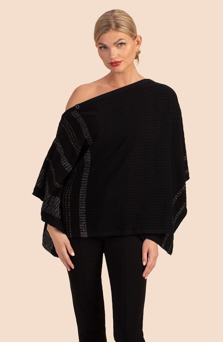 Trina Turk Chic Merino Wool Wrap, Alternate, color,