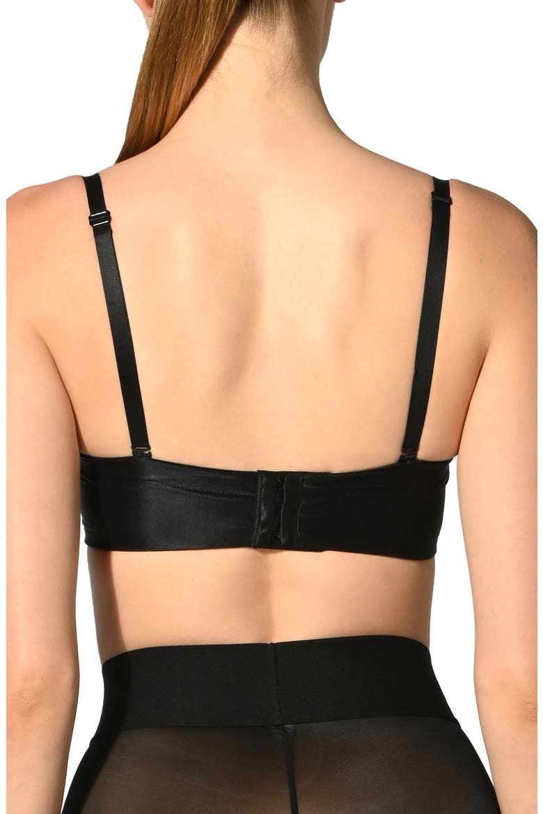 Bandeau Underwire Bra, Alternate, color, BLACK