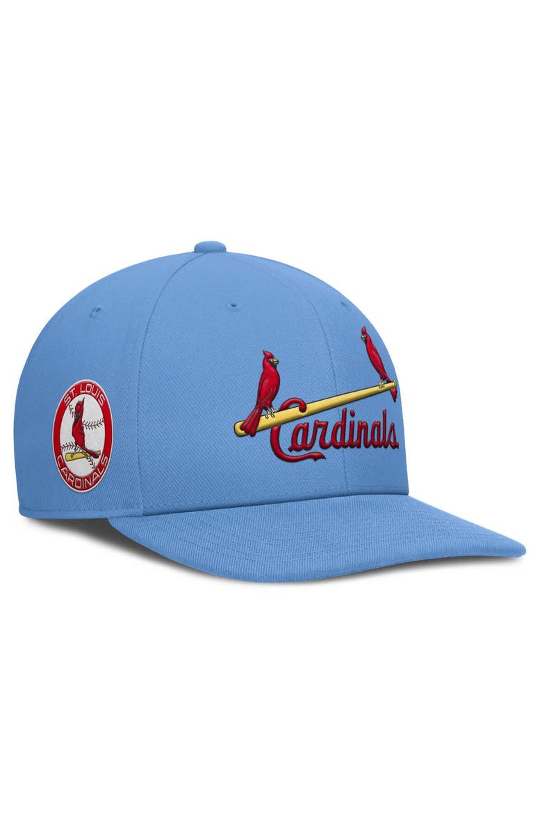 Nike Men's Nike Light Blue St. Louis Cardinals Pro Performance Snapback Hat, Main, color, 