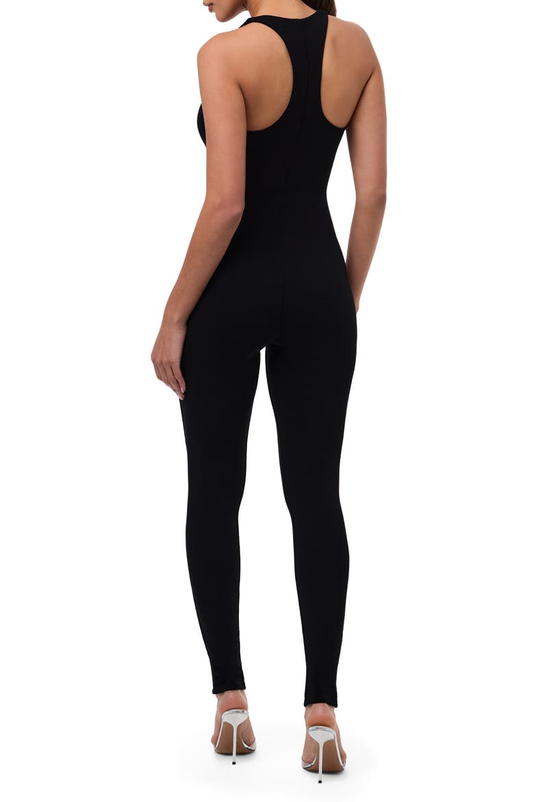 Back in the Race Jumpsuit, Alternate, color, BLACK