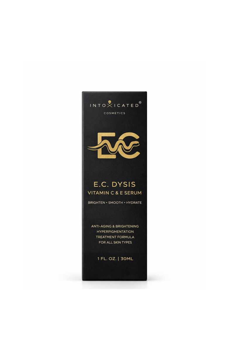 Intoxicated Cosmetics E.C.Dysis Vitamin C Serum | 1fl.oz/30ml | 15% L-Ascorbic Acid | Ferulic Acid| Brightening, Smoothing, Hydrating, Alternate, color, NO COLOR