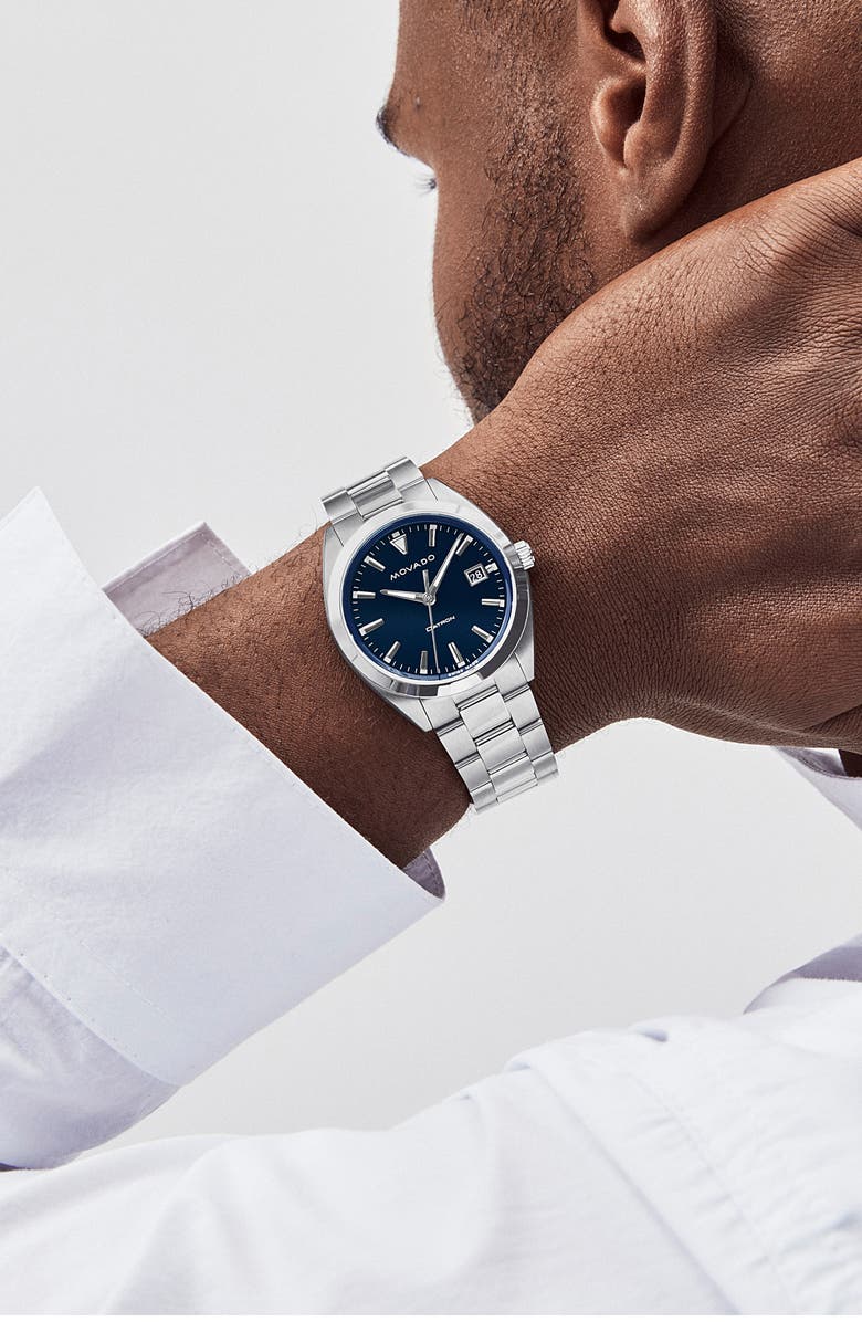 Movado Heritage Bracelet Watch, 39mm, Alternate, color, 