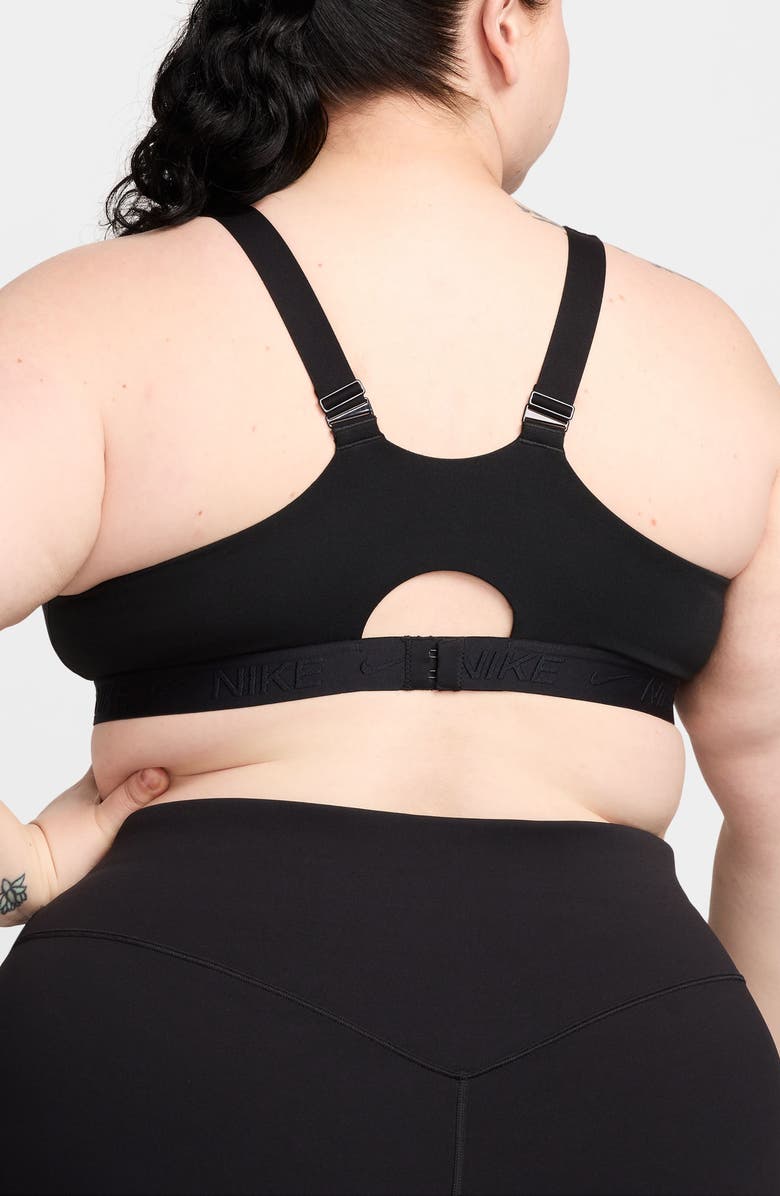 Nike Indy Dri-FIT High Support Sports Bra, Alternate, color, Black/ Black/ Black