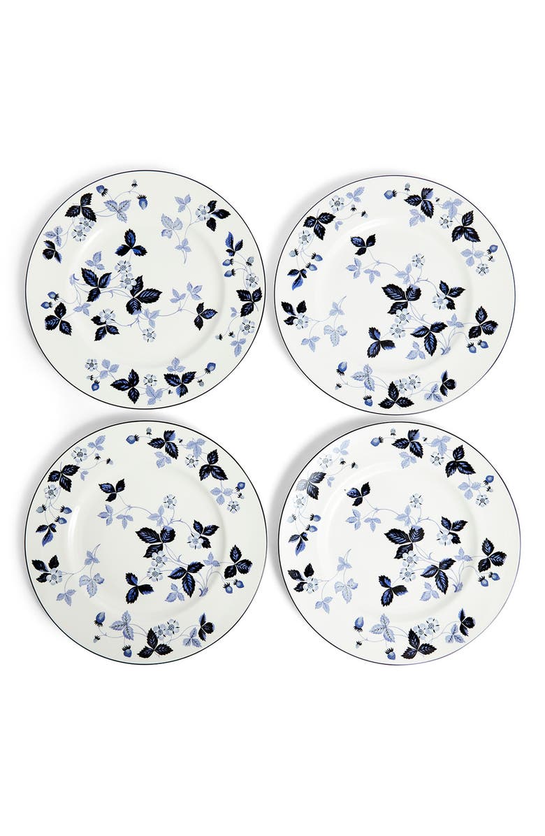 Wedgwood Wild Strawberry 15-Piece Bone China Dinnerware Set, Alternate, color, Blue