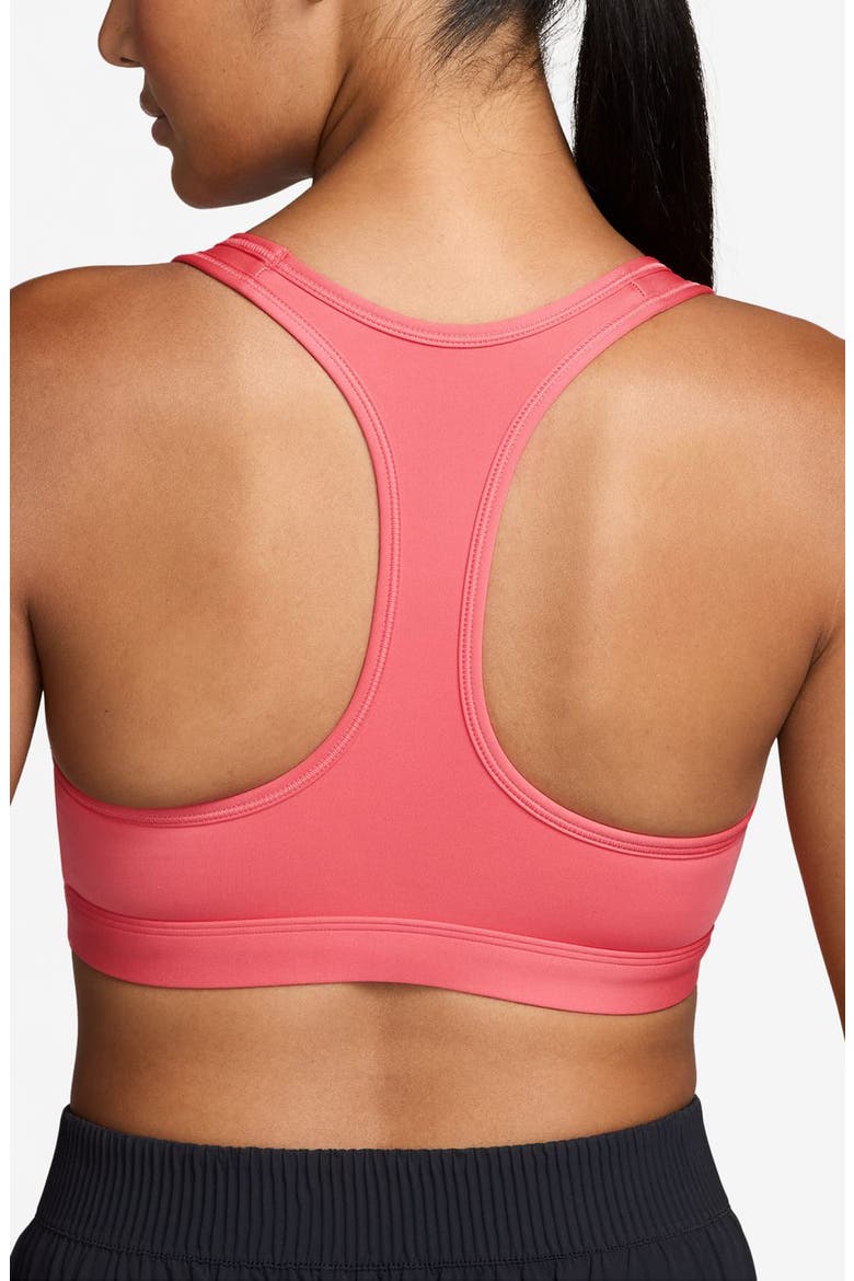 Dri-FIT Swoosh Medium Support Padded Sports Bra, Alternate, color, CORAL/WHITE