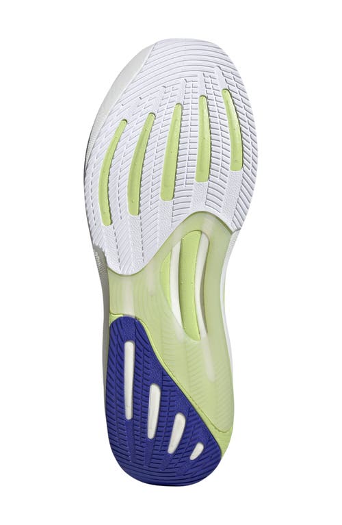Adidas Originals Adidas Supernova Rise Running Shoe In White/metallic/pulse Lime