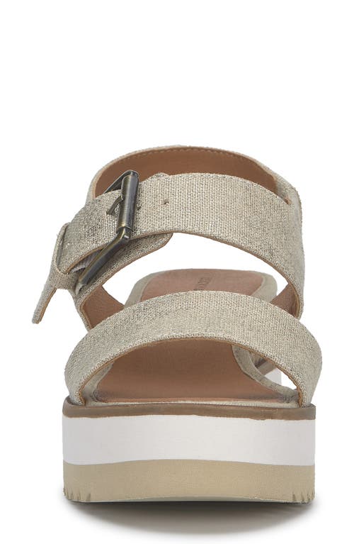 LUCKY BRAND LUCKY BRAND TUROMA PLATFORM WEDGE SLINGBACK SANDAL
