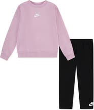 Nike Kids' Crewneck Sweatshirt & Leggings Set