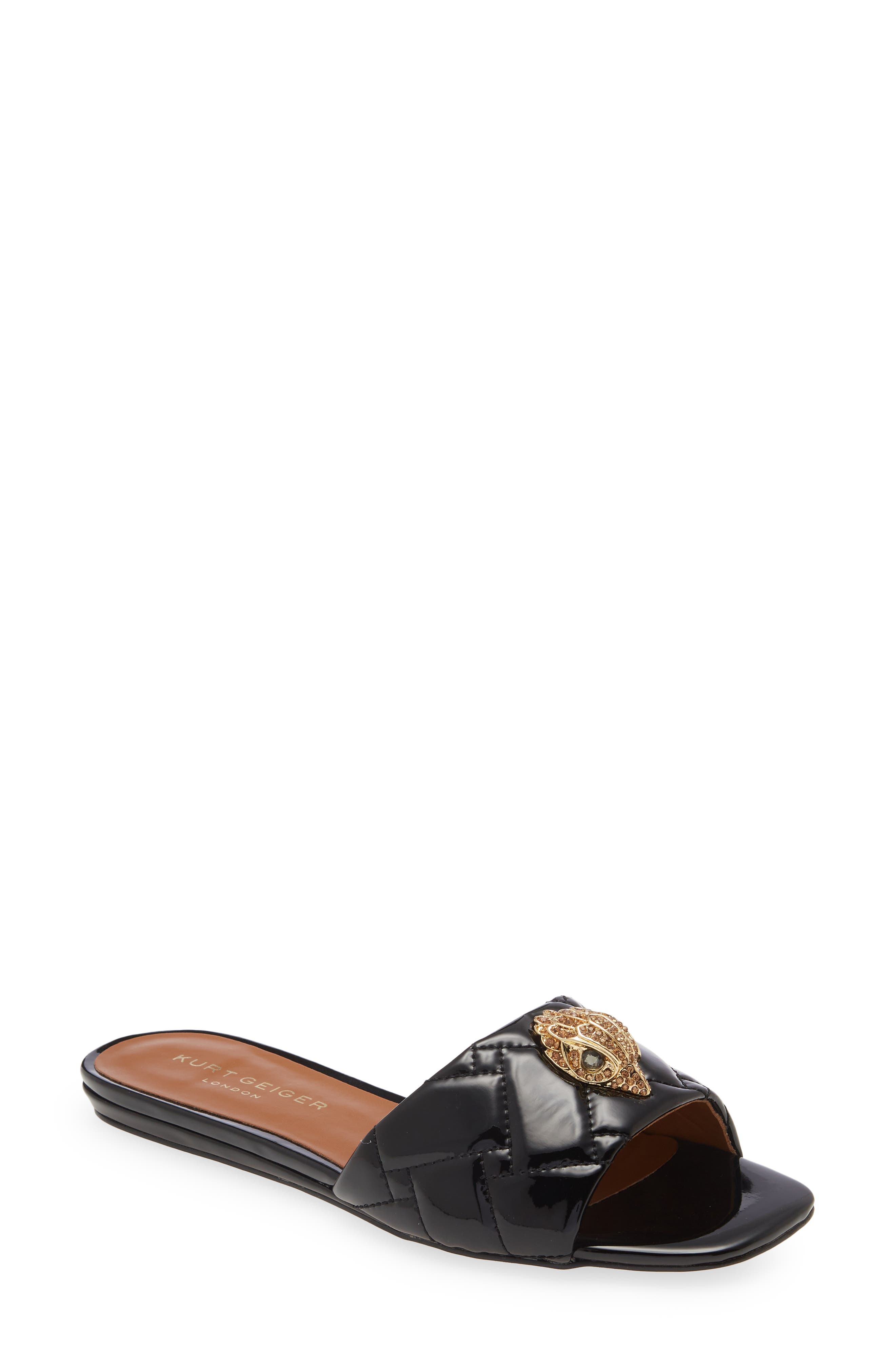 Kurt Geiger London Kensington Slide Sandal, Main, color, Black