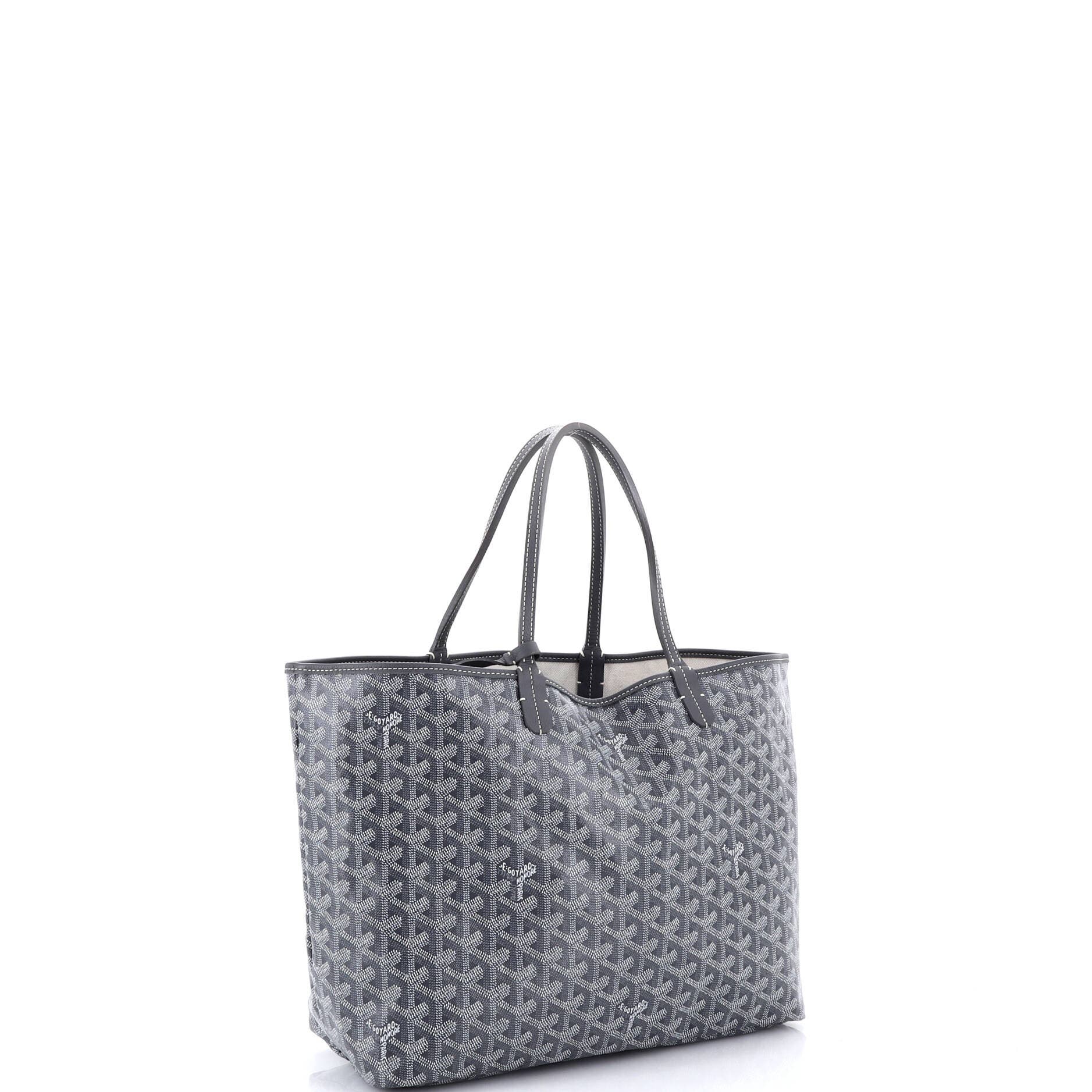 Pre-Owned Goyard Saint Louis Tote Coated Canvas PM, Alternate, color, Gray