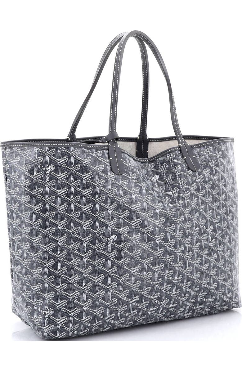 Pre-Owned Goyard Saint Louis Tote Coated Canvas PM, Alternate, color, Gray