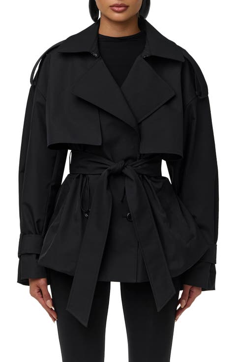 Nylon Bubble Trench Coat