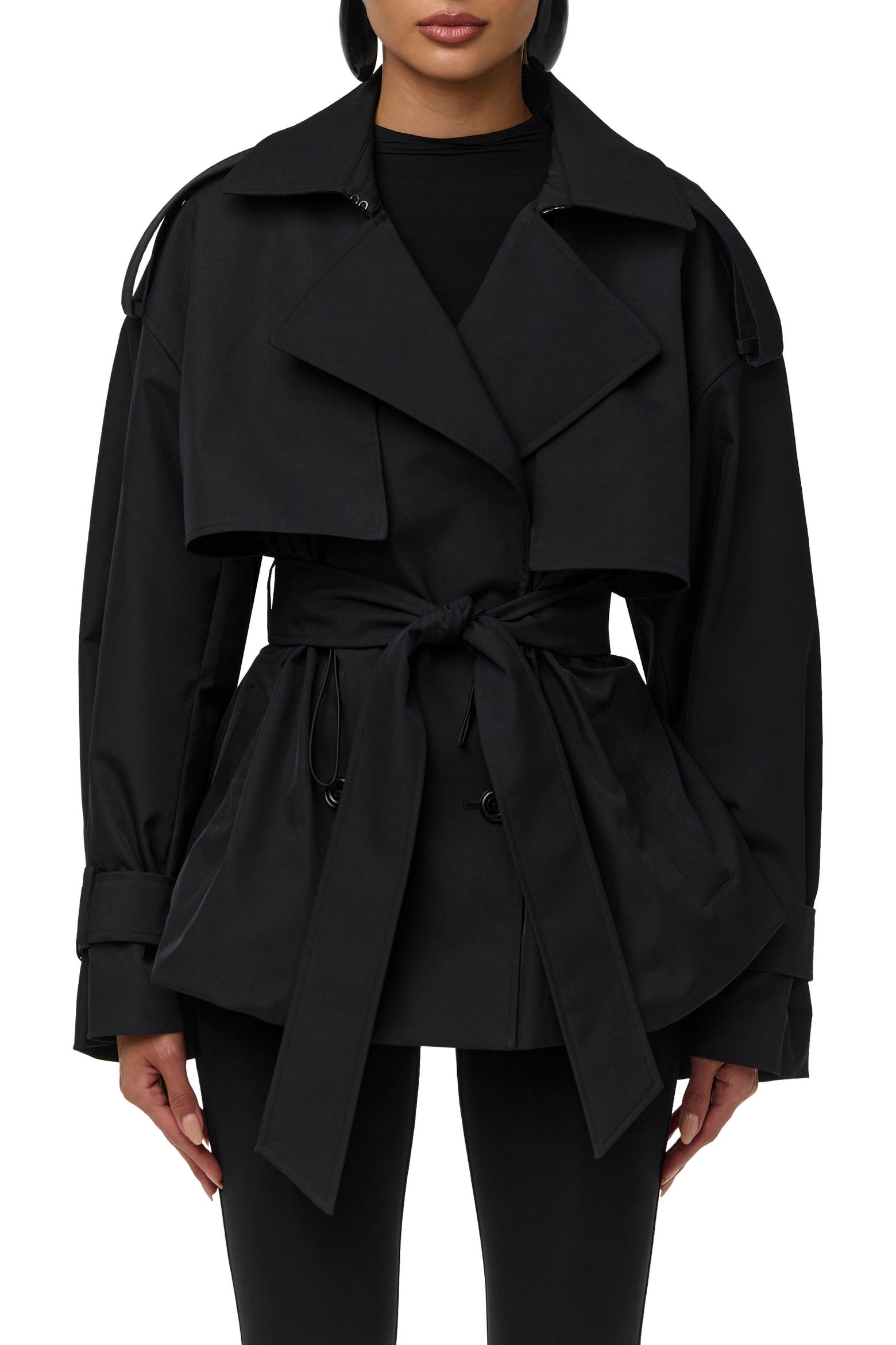 Bubule Notes Naked Wardrobe Nylon Bubble Trench Coat (Women) | Nordstrom