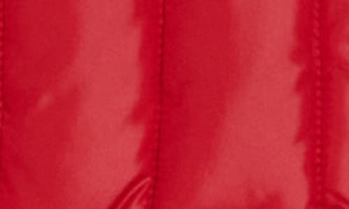 Bcbgeneration Zip Corset Puffer Jacket In Red