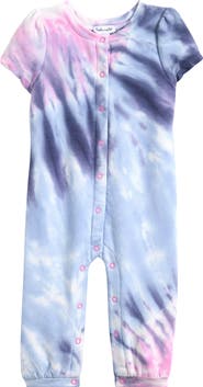 Splendid Blooming Tie Dye Fleece Romper