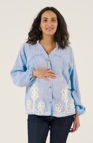 Cache Coeur Maternity and Nursing Blouse Sarah