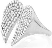 Sheryl Lowe Diamond Folded Angel Wing Ring