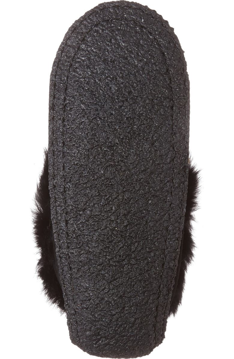 Manitobah Mukluks Genuine Shearling and Rabbit Fur Mukluk Slipper, Alternate, color,