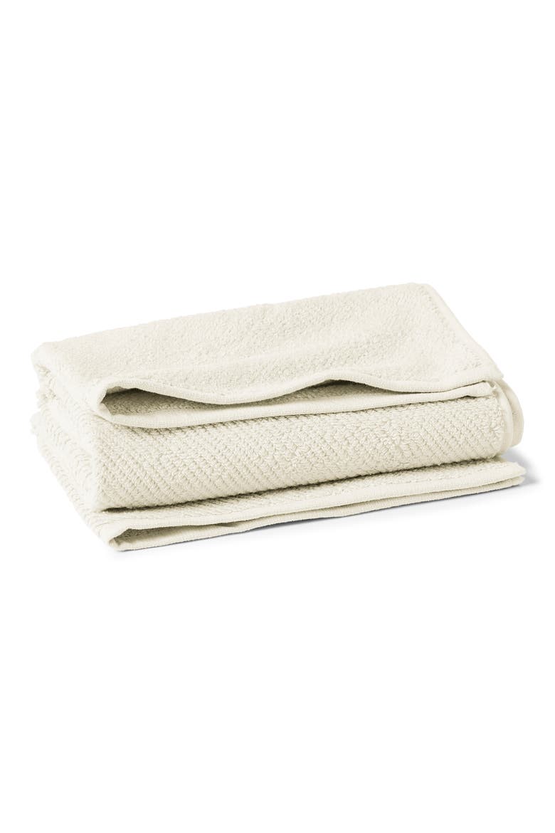 Air Weight® 6-Piece Organic Cotton Bath Towel, Hand Towel & Washcloth Set, Alternate, color, UNDYED