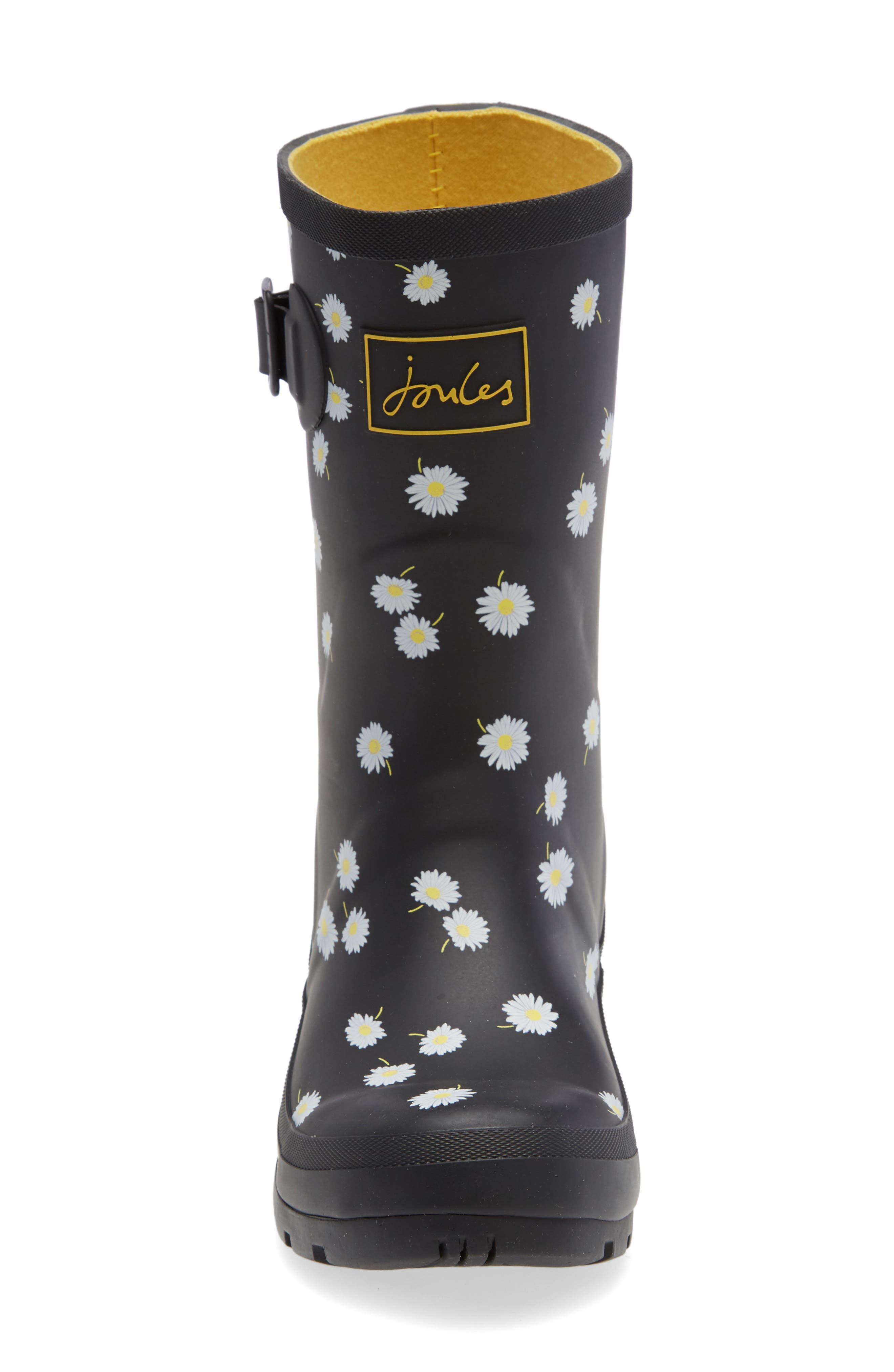 Joules Molly Floral Print Welly Waterproof Rain Boot, Alternate, color, 