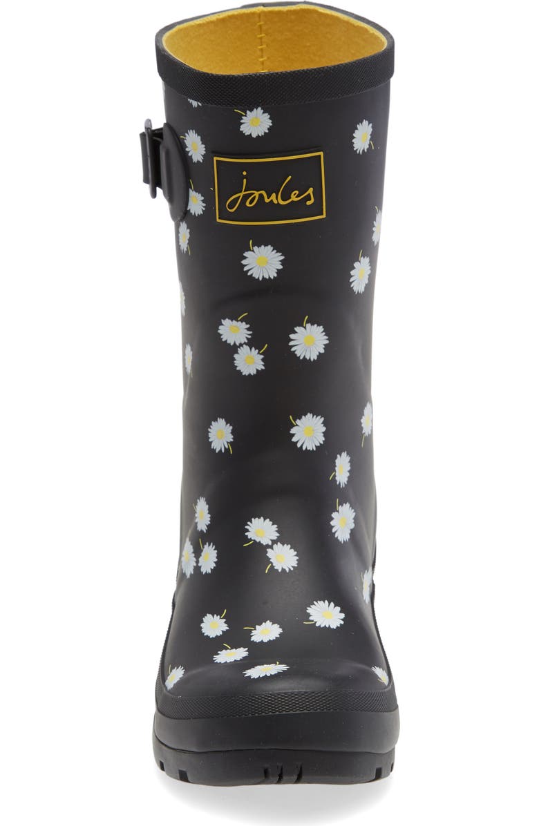 Joules Molly Floral Print Welly Waterproof Rain Boot, Alternate, color,