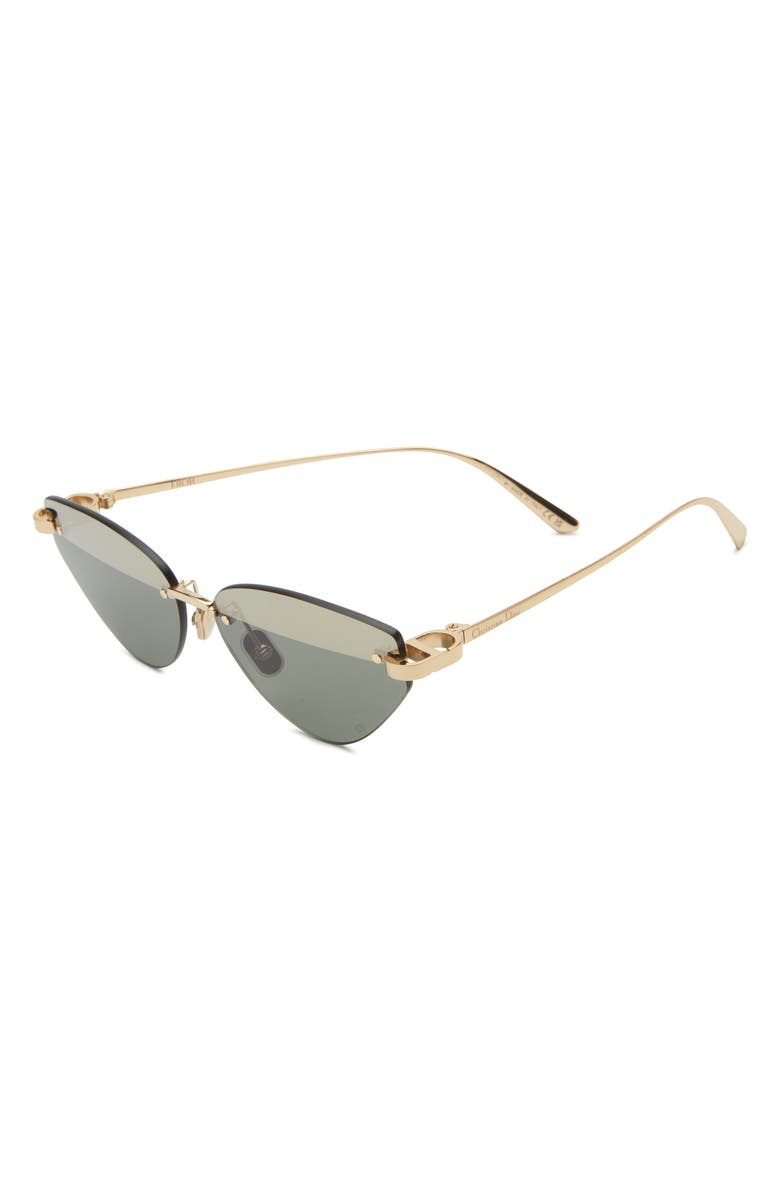 DIOR Cdior B5U Rimless Cat Eye Sunglasses, Alternate, color, 