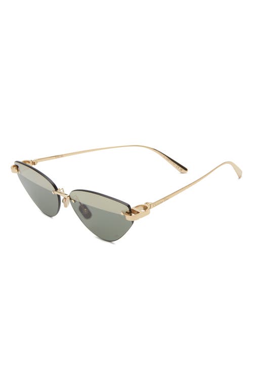 Shop Dior C B5u Rimless Cat Eye Sunglasses