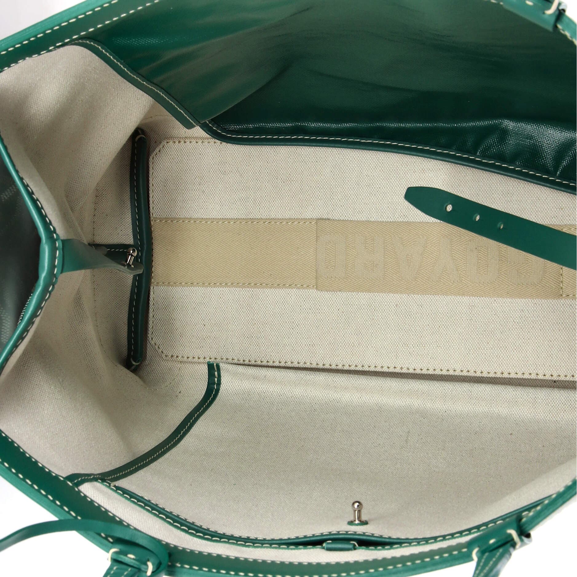 Bellechasse Bag Coated Canvas PM, Alternate, color, Green