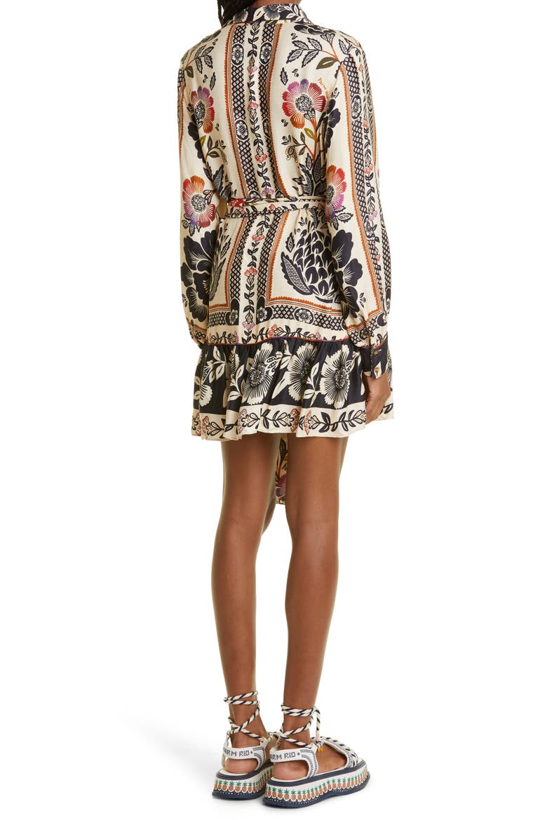Romantic Garden Long Sleeve Shirtdress, Alternate, color, ROMANTIC GARDEN