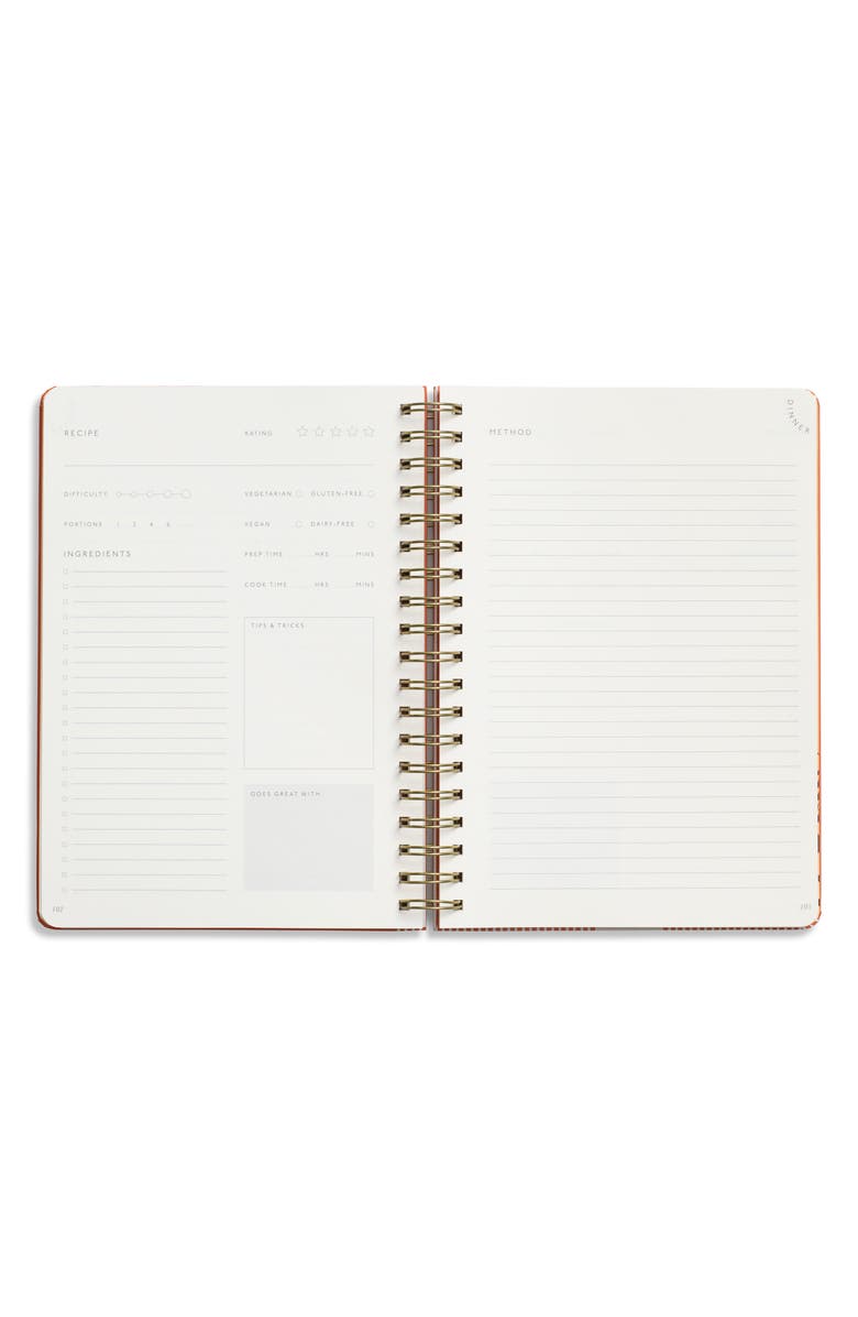 Papier Eat Well Spiral Recipe Journal, Alternate, color,
