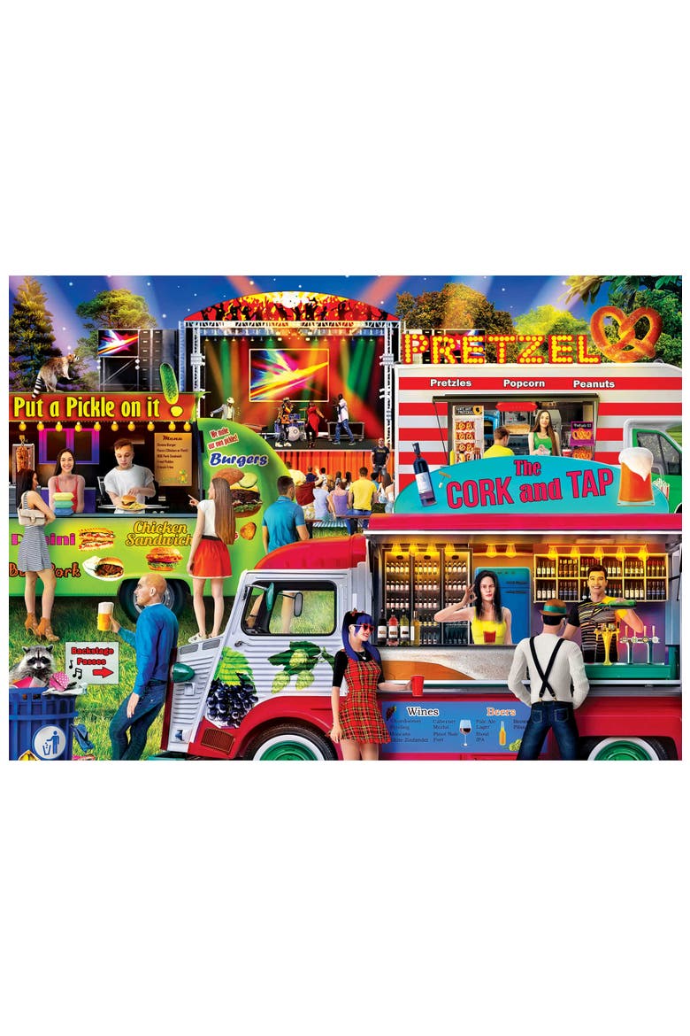 The Foodie Fest 1000 Piece Jigsaw Puzzle, Alternate, color, Multicolor
