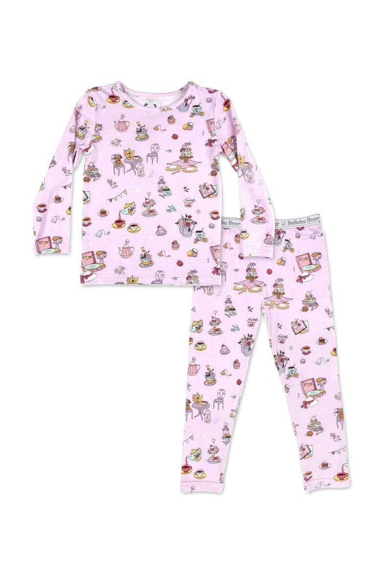 Kids' Tea Party Set of 2 Piece Pajamas, Main, color, Tea Party