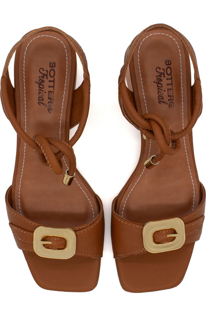Bottero Ankle Tie Sandal, Alternate, color, Caramelo
