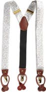 CLIFTON WILSON Floral Silk Suspenders